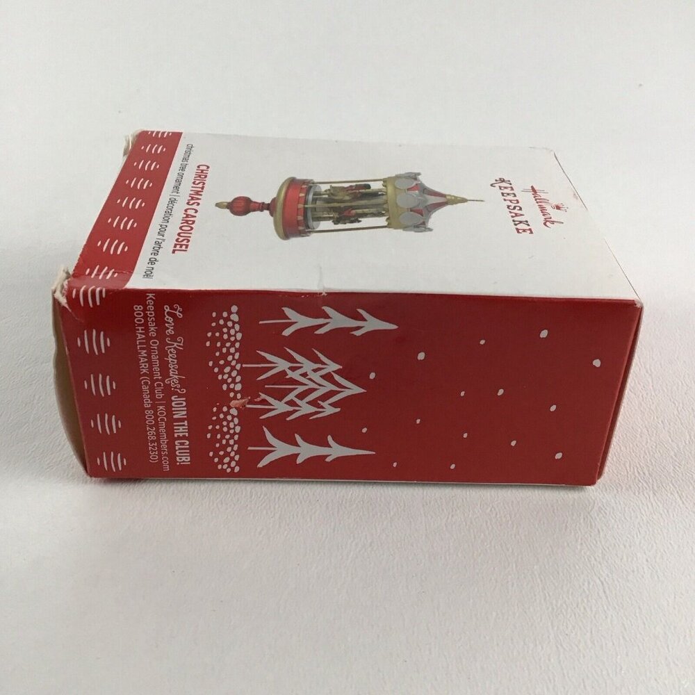 Hallmark Keepsake Christmas Carousel Tree Ornament Merry Go Round 2017 New - Picture 4 of 6